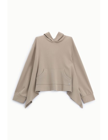 Sweat à capuche avec ourlet asymétrique S’il vous plaît