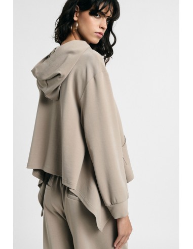 Sweat à capuche avec ourlet asymétrique S’il vous plaît
