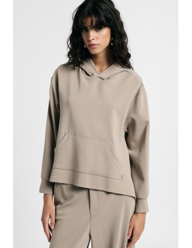 Hoodie met asymmetrische zoom alstublieft