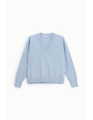 Pull col en V coupe regular en maille, s’il vous plaît