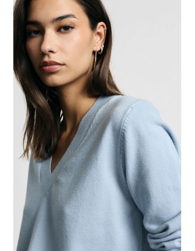 Pull col en V coupe regular en maille, s’il vous plaît