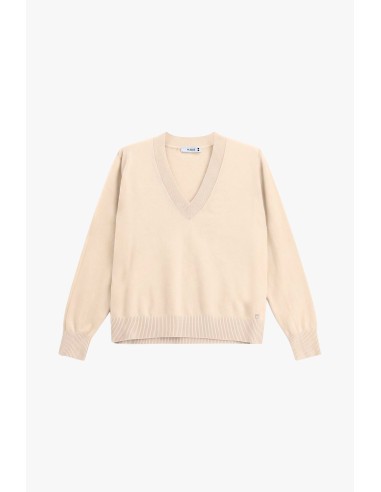 Pull col en V coupe regular en maille, s’il vous plaît