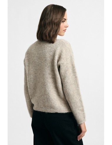 Pull à col rond avec détail ajouré Please