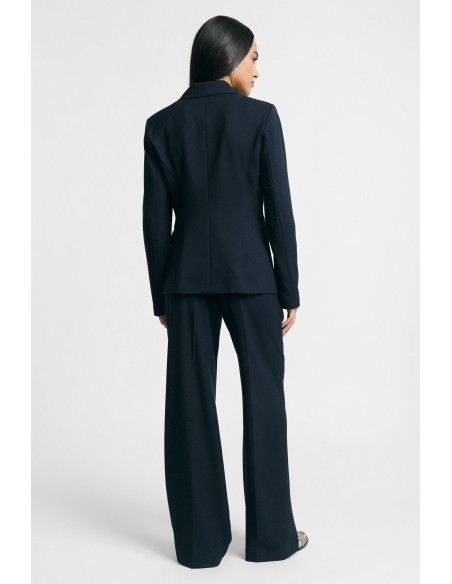 Ensemble pantalon croisé avec détail floral d’