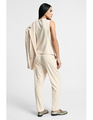 Pantalon cigarette habillé à motif rayé, s’il vous plaît