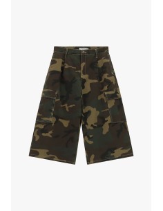 Bermuda cargo à imprimé camouflage avec poches latérales Please 2