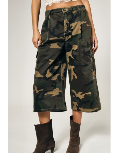 Bermuda cargo à imprimé camouflage avec poches latérales Please
