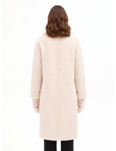 Manteau long en fausse fourrure avec gants assortis Rinascimento 2