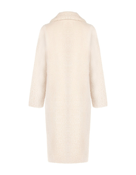 Manteau long en fausse fourrure avec gants assortis Rinascimento