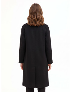 Manteau long fait main en drap de laine mélangée Rinascimento 2