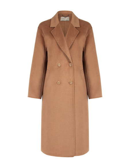 Manteau long fait main en drap de laine mélangée Rinascimento