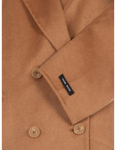 Manteau long fait main en drap de laine mélangée Rinascimento