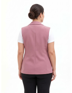Getailleerd curvy-gilet van scuba-crêpe – Rinascimento Curvy 2