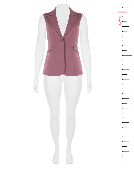 Gilet cintré Curvy en scuba crêpe Rinascimento Curvy