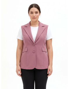 Gilet cintré Curvy en scuba crêpe Rinascimento Curvy