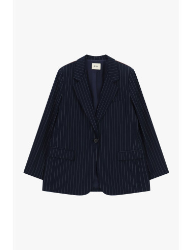 Blazer à rayures avec foulard bandana et franges Dixie