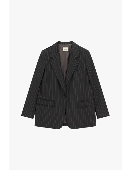 Gestreepte blazer met bandana-zakdoek en franjes van Dixie