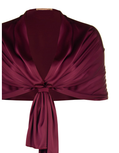Étole cache-épaules curvy en satin rasé Rinascimento Curvy