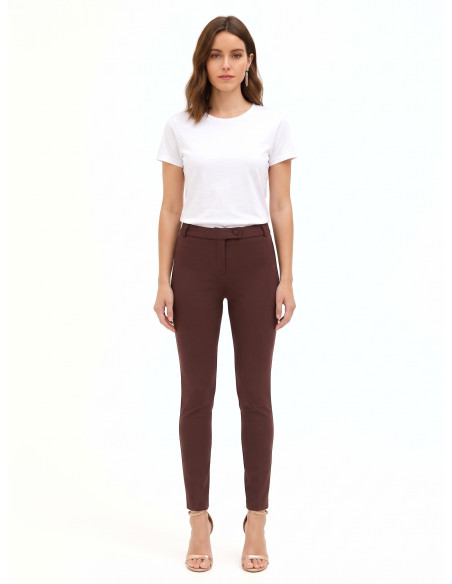 Pantalon skinny en crêpe scuba Rinascimento