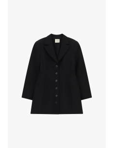 Robe-veste boutonnée à manches trois quarts Dixie 2