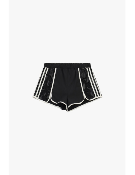 Shorts hot pants avec empiècements ajourés et bordures contrastantes Dixie