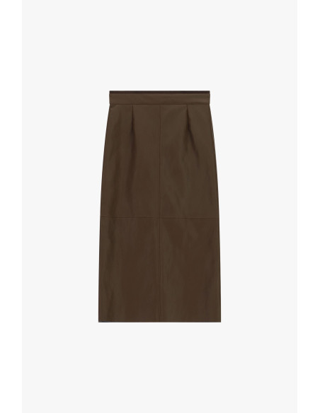 Jupe crayon mi-longue avec coutures apparentes Dixie