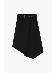 Korte rok met riem en asymmetrische zoom Dixie 2