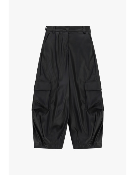 Leren broek met ruime cargozakken Dixie