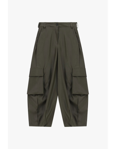 Leren broek met ruime cargozakken Dixie