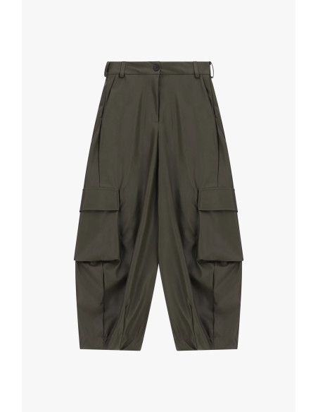 Leren broek met ruime cargozakken Dixie