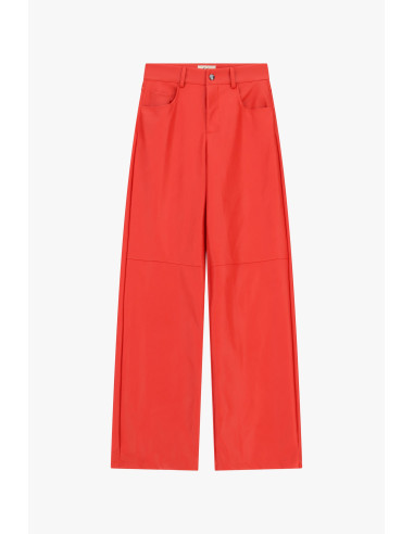 Pantalon palazzo à jambes larges avec poches Dixie