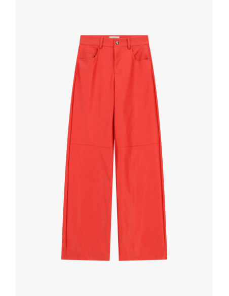 Pantalon palazzo à jambes larges avec poches Dixie