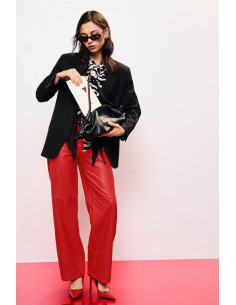 Pantalon palazzo à jambes larges avec poches Dixie