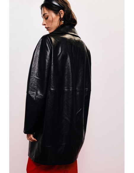 Manteau droit avec poches latérales Dixie