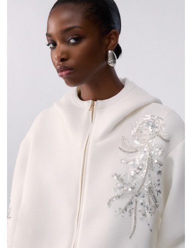 Veste oversize avec broderie bijou Liu Jo