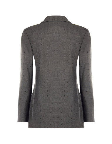 Veste blazer en polyviscose avec strass Rinascimento