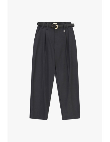 Pantalon de tailleur taille haute avec ceinture Dixie