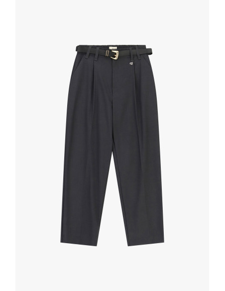 Pantalon de tailleur taille haute avec ceinture Dixie