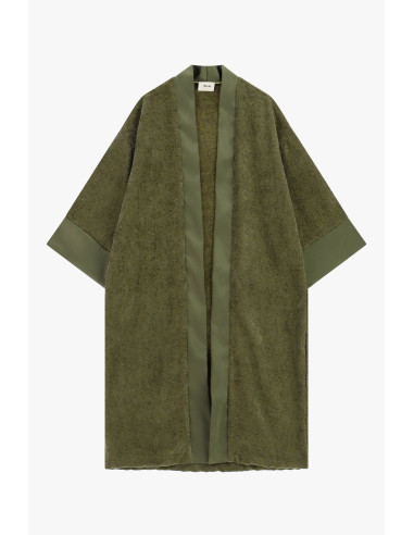 Manteau duster Dixie avec bord lisse et manches amples
