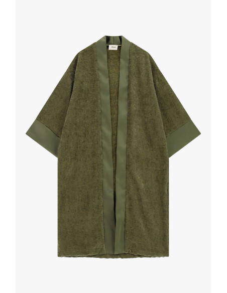 Manteau duster Dixie avec bord lisse et manches amples