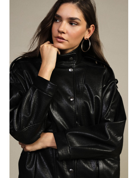 Veste de style biker avec boutons-pression Dixie