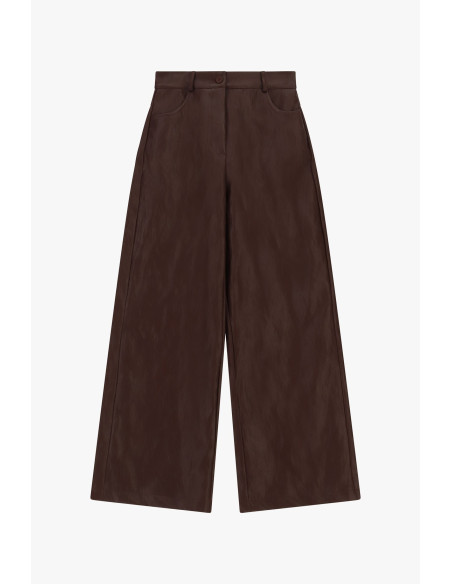 Wijde Palazzo-broek met normale taille van Dixie