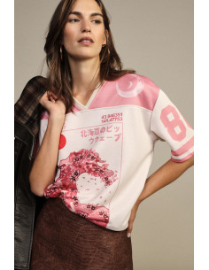 T-shirt à manches courtes imprimé graphique Kyoto Dixie