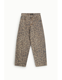 Eva Pantalon carotte à imprimé animalier taille haute Dixie 2