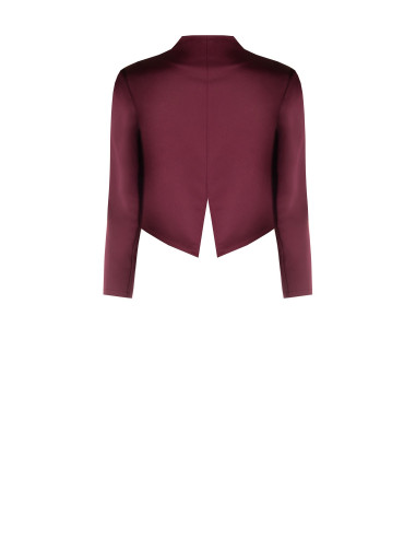 Boléro cache-épaules en satin avec dos à coupe smoking Rinascimento