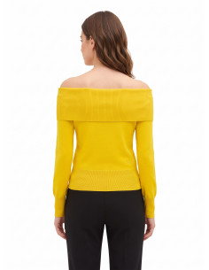 Pull à épaules dénudées avec logo RR brodé Rinascimento 2
