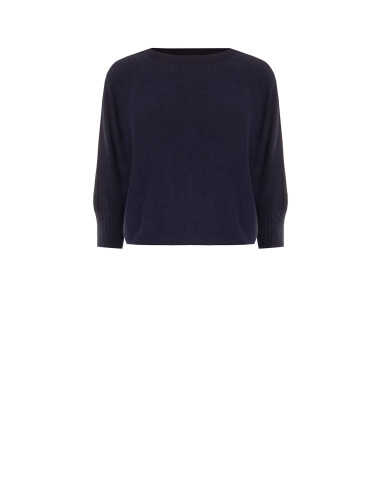 Pull oversize en viscose mélangée à encolure bateau Rinascimento