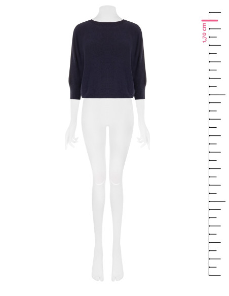 Pull oversize en viscose mélangée à encolure bateau Rinascimento