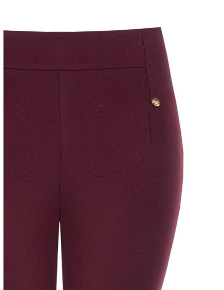 Pantalon skinny en viscose mélangée Rinascimento