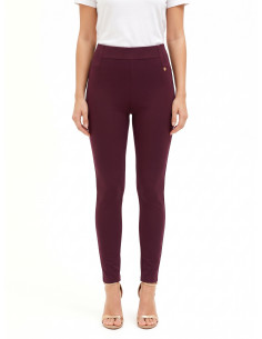 Pantalon skinny en viscose mélangée Rinascimento
